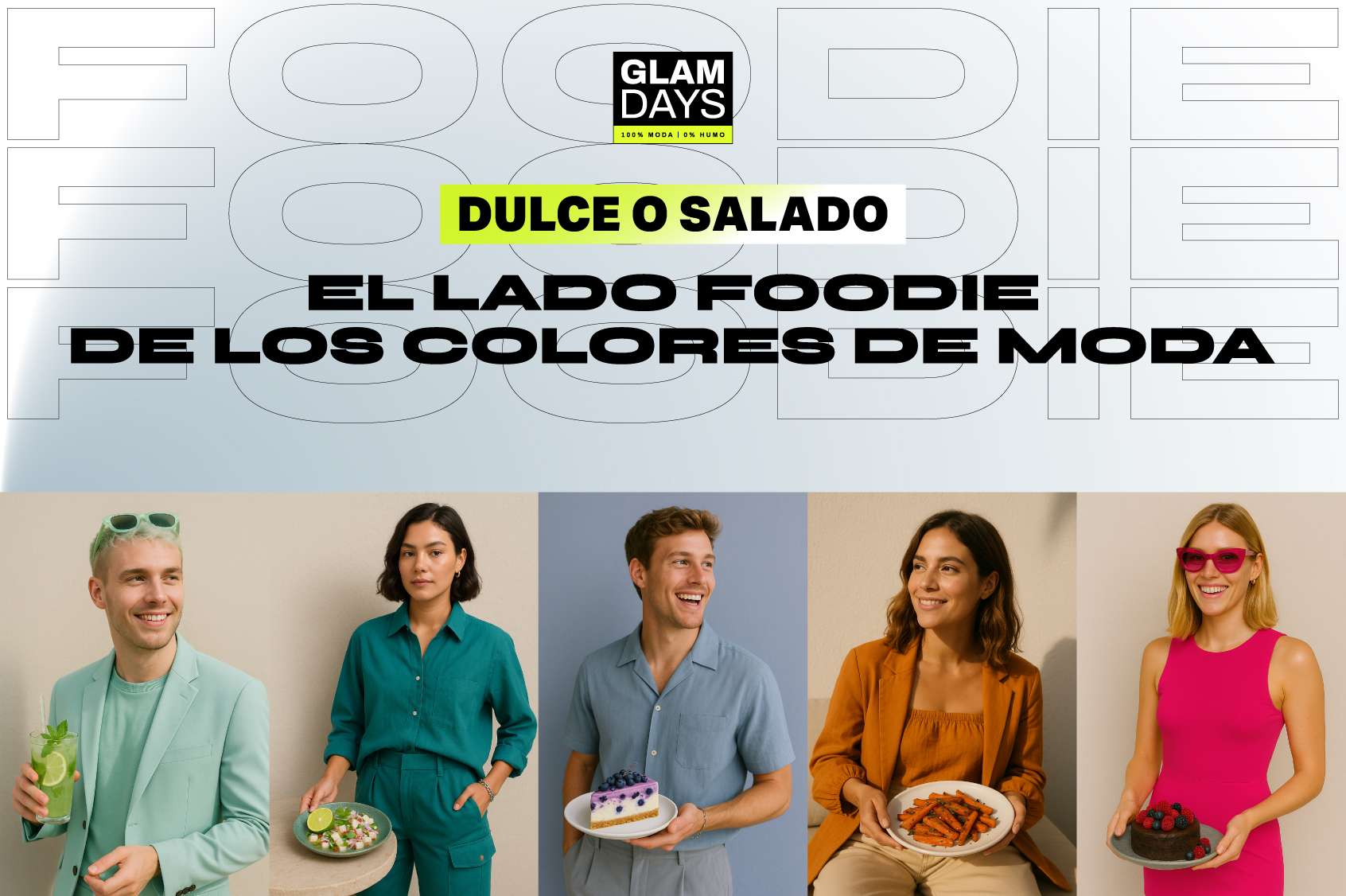 Dulce salado: el lado foodie de los colores de moda Primavera Verano 2025 2026 como los colores de la temporada se relacionan con la comida