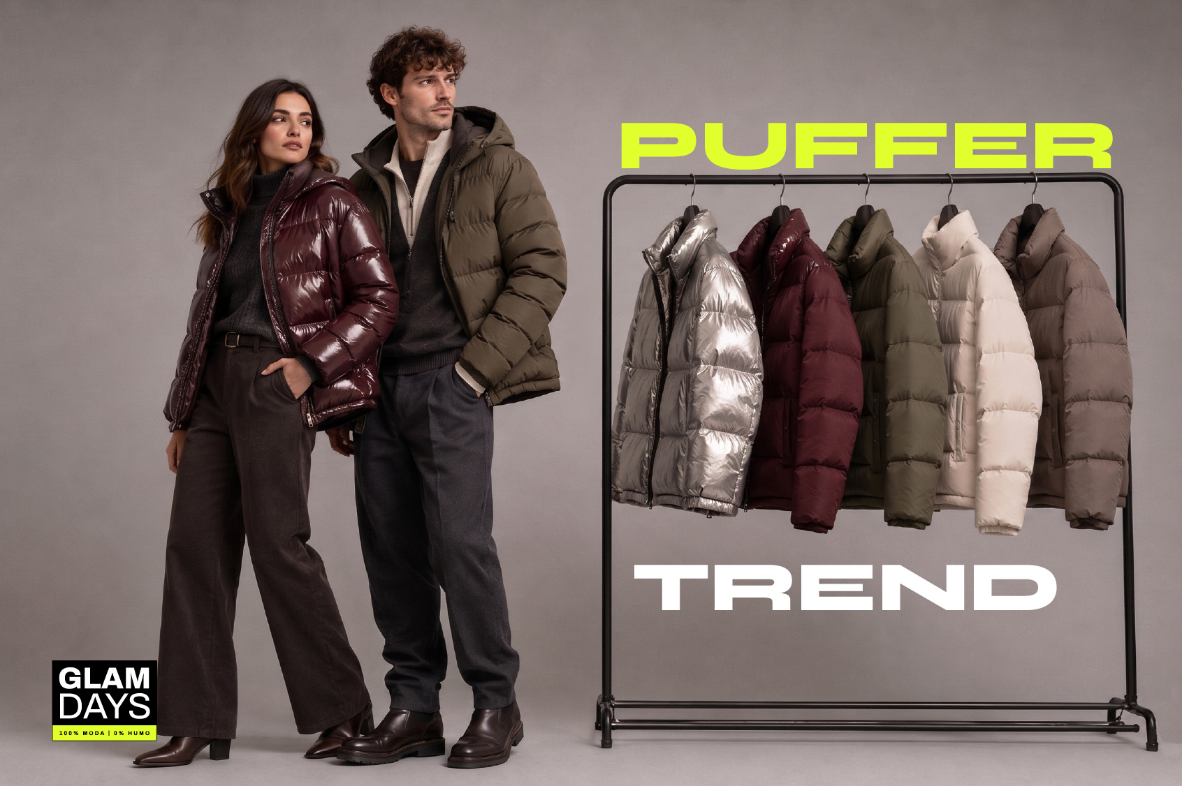 Las 5 camperas puffer tendencia otoño invierno 2026