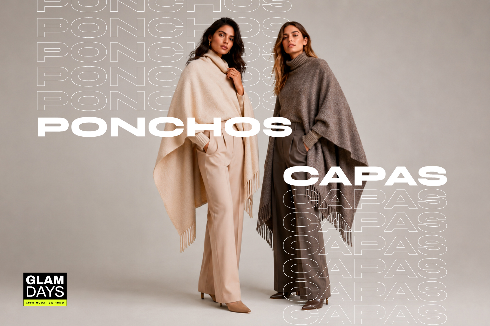 Capas y Ponchos en invierno 2026 para un look sofisticado