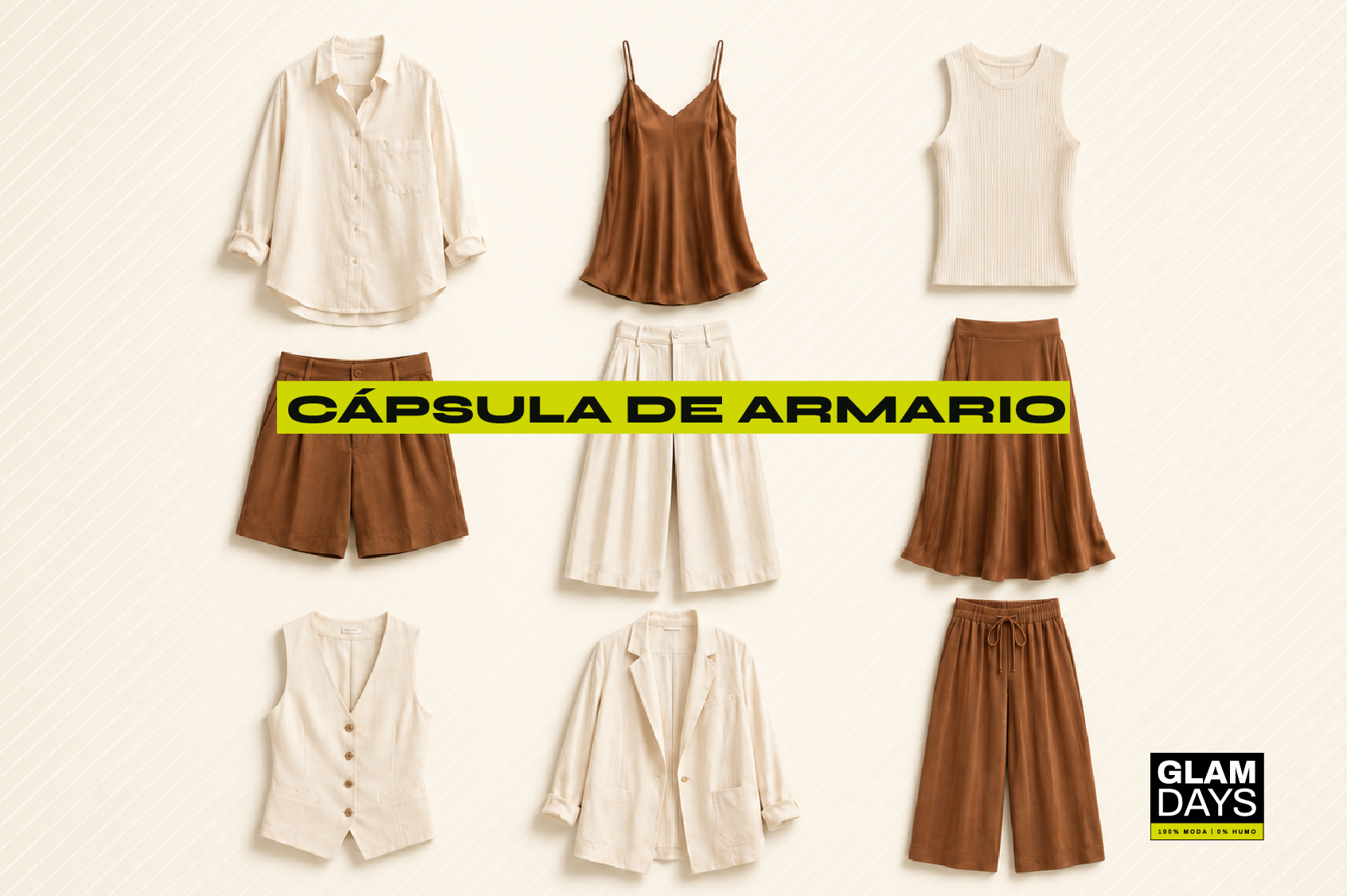 Cápsula de armario: Las 6 piezas clave en White Glue y Clay