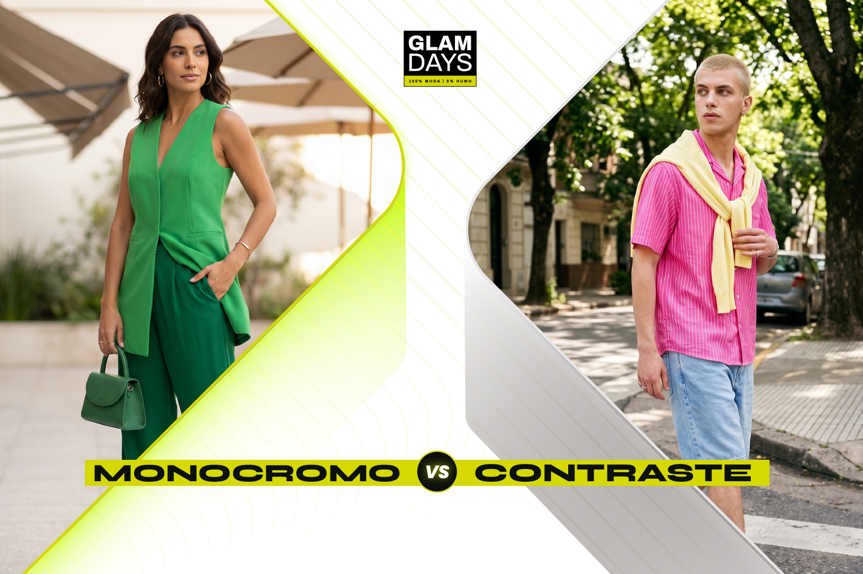 Look en monocromo o con contraste