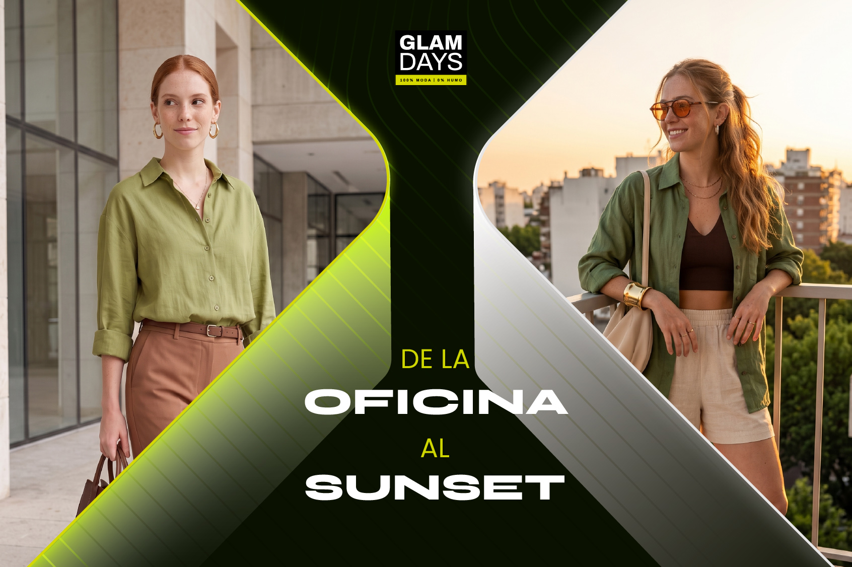 Caqui de temporada: Cómo llevar el Meadowland Green de la oficina al sunset Caqui - Meadowland Green para todo el día